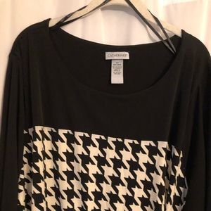 Black and houndstooth career dress NWT